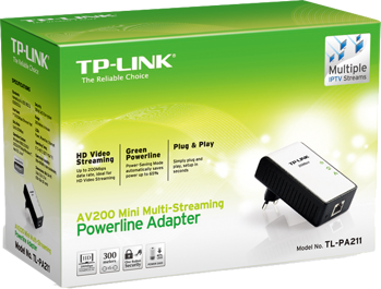 Picture of TP-LINK TL-PA211 AV200 Mini Multi-Streaming Powerline Adapter