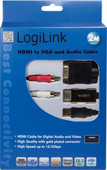 Picture of LogiLink HDMI to VGA Cable CV0052(EOL) 