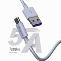 DEVIA Shark supercharge USB to TYPE-C Cable full compatible (5A,1.5M)