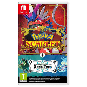 Pokemon Scarlet + Hidden Treasure of Area Zero DLC ( NS )
