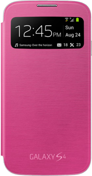 Picture of Samsung S-view Flip Cover For Galaxy S4 pink