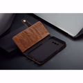 CASEME Vintage Style Wallet PU Leather Mobile Phone Cover Shell for Samsung Galaxy S8 Plus G955 - Brown