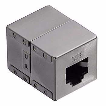 LogiLink® Inline Coupler 1:1 Cat.6 RJ45 STP, metal housing NP0054