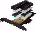 Raidsonic PCI Express Card IB-PCI215M2-HSL PCI Express to 2 M.2