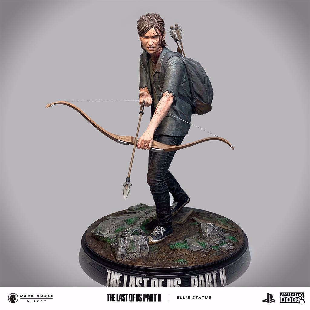 the last of us part ii pvc statue ellie with bow