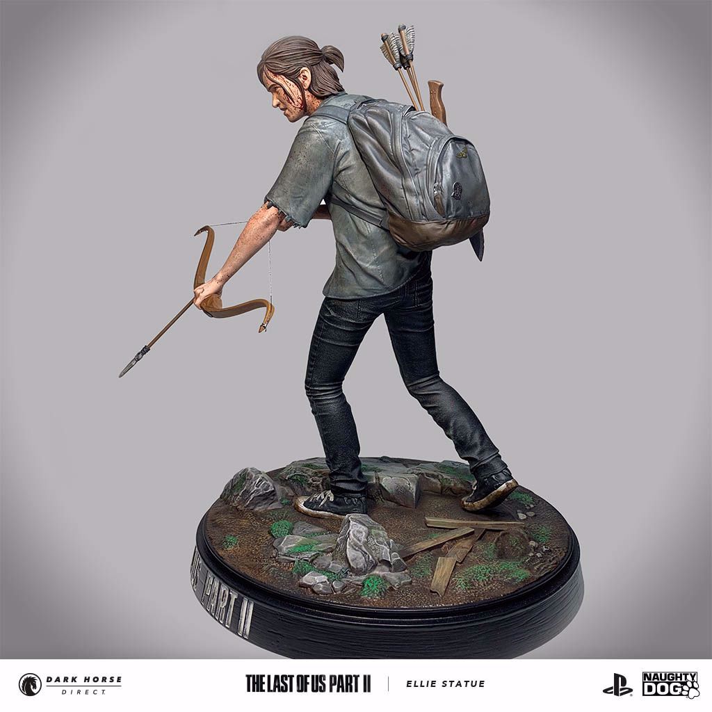 the last of us part ii pvc statue ellie with bow
