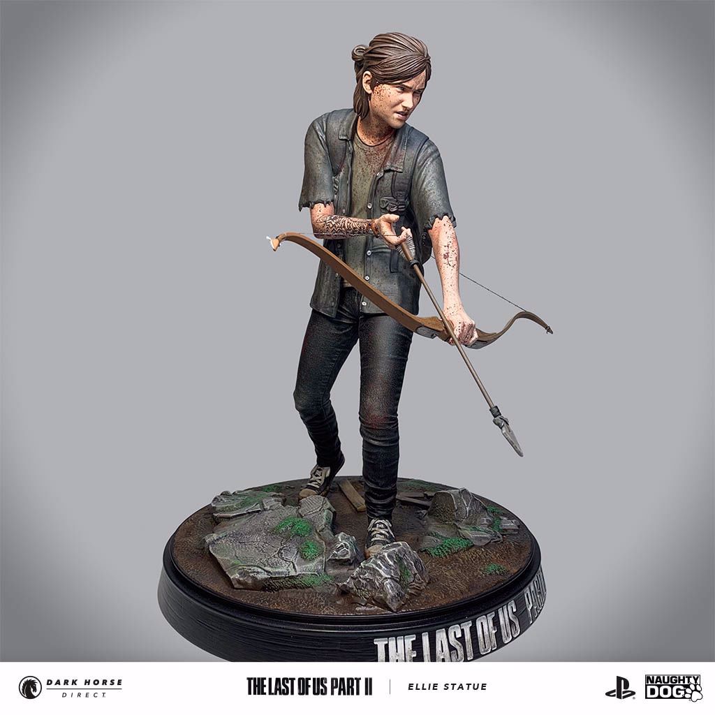 the last of us part ii pvc statue ellie with bow