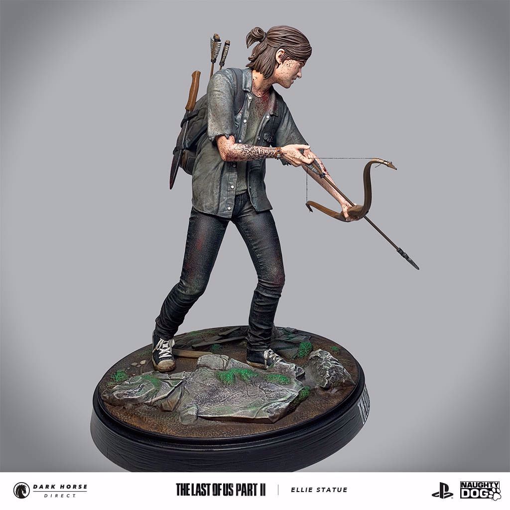 the last of us part ii pvc statue ellie with bow