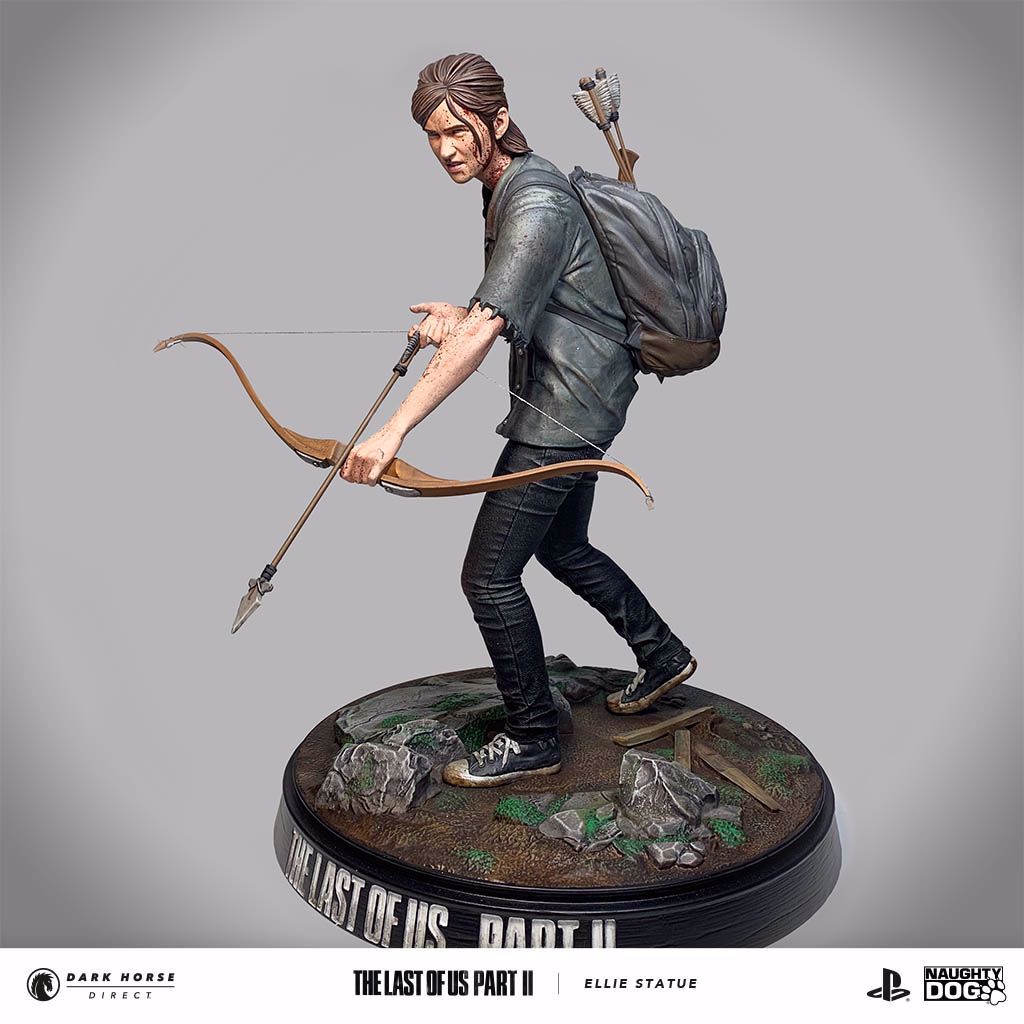 the last of us part ii pvc statue ellie with bow
