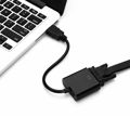 HDMI 19 Pin Male to VGA Female Cable Adapter 20cm (Black) 