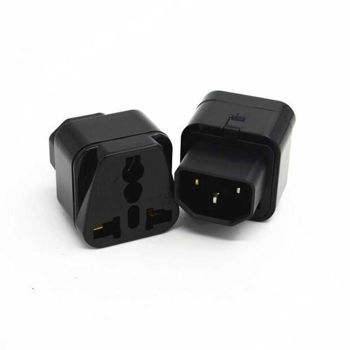 PR-339 Αντάπτορας απο C14 σε UK ( C14-UK Adaptor black )