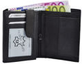 Wallet nappa leather combination (small) black
