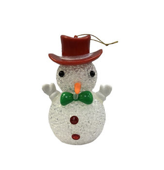 Χριστουγεννιάτικο στολίδι – Χιονάνθρωπος – 10cm – XR8481