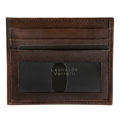 Leonardo Verrelli gift set with real leather wallet and credit card holder, RFID