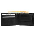 Leonardo Verrelli gift set with real leather wallet and credit card holder, RFID