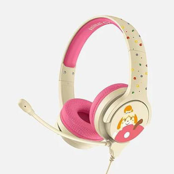 OTL - Animal Crossing Isabelle Pink and Cream Kids Interactive headphone (AC0848)