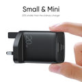 Joyroom USB-A & USB-C Wall Adapter 20W Black (L-QP205)