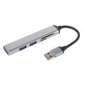 A-805 USB 3.0 5-in-1 Hub 3 x USB3.0 5Gbps, TF SD Card Reader