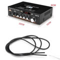 G919 2x180W Smart Digital Power Amplifier Built-in Bluetooth / USB/ SD/ FM Mini Power Amplifier