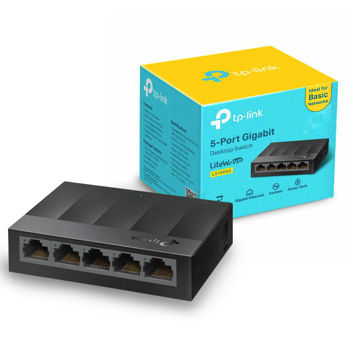 TP-link LS1005G 5-Port 10/100/1000Mbps Desktop Switch 
