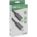 InLine® USB 3.2 Gen.1x2 Cable, USB Type-C male/male, black, 2m 