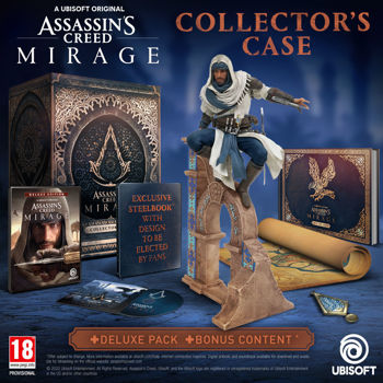 Assassins Creed Mirage Collectors Case + Deluxe Edition