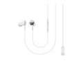 Samsung EO-IC100 In-ear Handsfree με Βύσμα USB-C Λευκό 