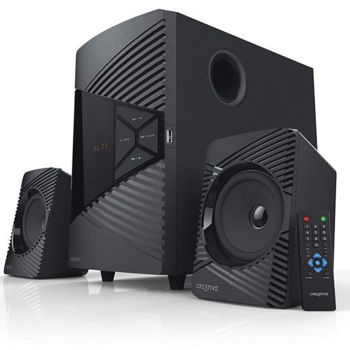 Creative SBS E2500 Ασύρματα Ηχεία Υπολογιστή 2.1 με Bluetooth και Ισχύ 30W σε Μαύρο Χρώμα