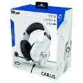 Trust GXT 323W Carus Over Ear Gaming Headset με σύνδεση 3.5mm Λευκό