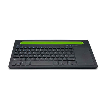 MediaRange Compact-sized wireless multi-pairing keyboard with 78 keys and touchpad
