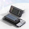 Awei P129K 10000mAh Powerbank - Solar Charging - Strong LED Light 