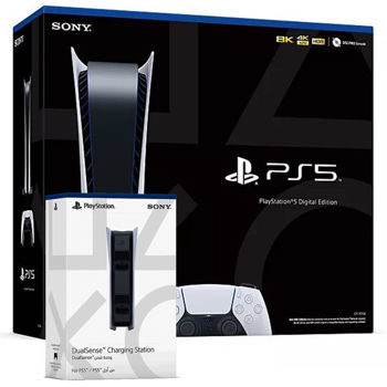 Sony PlayStation 5 Digital Console & DUALSENSE CHARGING STATION