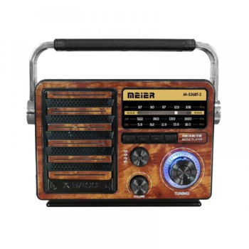 MEIER M-536BT Επαναφορτιζόμενο ραδιόφωνο Retro