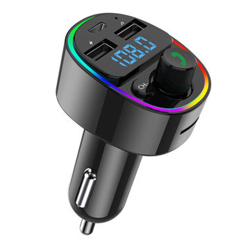 G67 FM Transmitter Bluetooth 5.0 Dual USB Charger Audio Accessories Car BT Player 