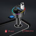 G67 FM Transmitter Bluetooth 5.0 Dual USB Charger Audio Accessories Car BT Player 