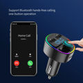 G67 FM Transmitter Bluetooth 5.0 Dual USB Charger Audio Accessories Car BT Player 