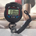 Professional Sports Match Stopwatch Digital Handheld LCD Display Timer