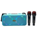 KIMISO KMS-186 Ασύρματο ηχείο Bluetooth με 2 μικρόφωνα Karaoke 