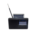 RX-3060BTS Επαναφορτιζόμενο ραδιόφωνο με ηλιακό πάνελ