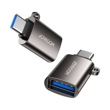 Joyroom S-H151 Type-C male to USB female adapter-maroon 