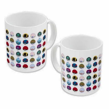 Stor Pokemon - All Pokeballs Ever Ceramic Mug in Gift Box (325ml)