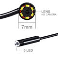 Endoscope Waterproof Snake Tube Inspection Camera with 6 LED for OTG Android Phone,5m