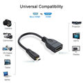 17cm Micro HDMI Male to HDMI Female Adapter Cable