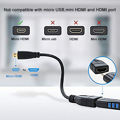17cm Micro HDMI Male to HDMI Female Adapter Cable