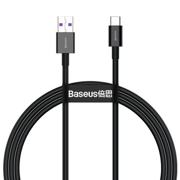 Baseus Superior Series CATYS-A01 66W USB to USB-C / Type-C Interface Fast Charging Data Cable, Cable Length:2m(Black)