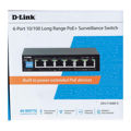 D-LINK 6-Port 10/100 Long Range PoE+ Surveillance Switch DES-F1006P-E