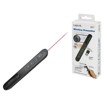 LogiLink Presenter Wireless Presenter με Κόκκινο Laser και Πλήκτρα Slideshow