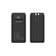 AWEI P169K Powerbank  20.000mah Black