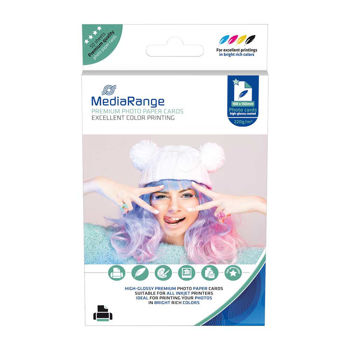 Φωτογραφικό Χαρτί MediaRange για Inkjet Εκτυπωτές 10x15 High-Glossy 220g/m² 100 Φύλλα (MRINK104)