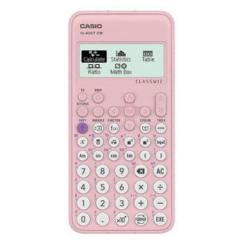 CASIO fx-83GT CW entry-level scientific calculator - Ρόζ 